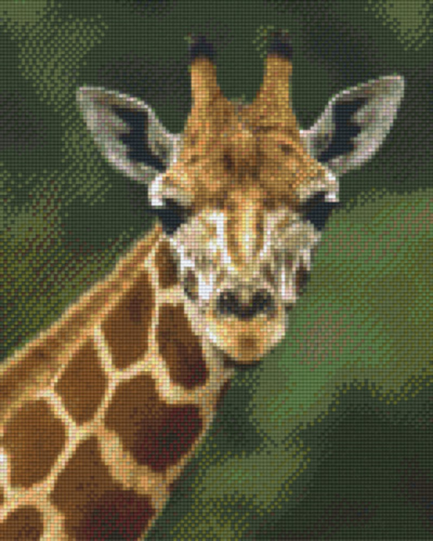 Giraffe Nine [9] Baseplate PixelHobby Mini-mosaic Art Kit image 0
